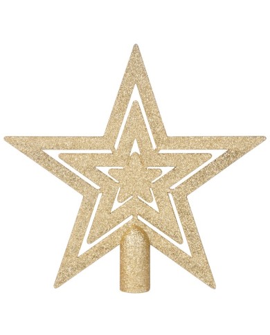 Gule MagicHome Vianoce, sada, 50 ks, 4-5 cm, zlaté, hviezda, girlanda, šiška, na vianočný stromček