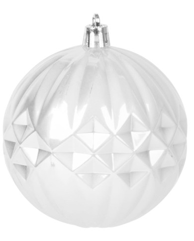 Gule MagicHome Vianoce, sada, 31 ks, 5-6-8-12 cm, bielo-strieborné, na vianočný stromček