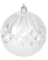 Gule MagicHome Vianoce, sada, 31 ks, 5-6-8-12 cm, bielo-strieborné, na vianočný stromček