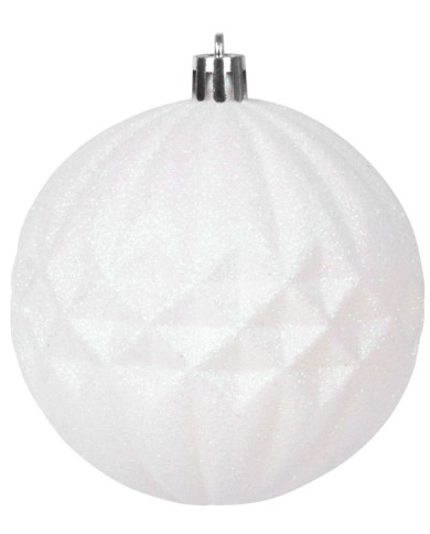 Gule MagicHome Vianoce, sada, 31 ks, 5-6-8-12 cm, bielo-strieborné, na vianočný stromček