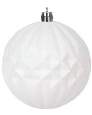 Gule MagicHome Vianoce, sada, 31 ks, 5-6-8-12 cm, bielo-strieborné, na vianočný stromček