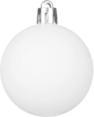 Gule MagicHome Vianoce, sada, 50 ks, 4-5 cm, biele, hviezda, girlanda, šiška, na vianočný stromček