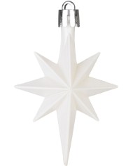 Gule MagicHome Vianoce, sada, 50 ks, 4-5 cm, biele, hviezda, girlanda, šiška, na vianočný stromček