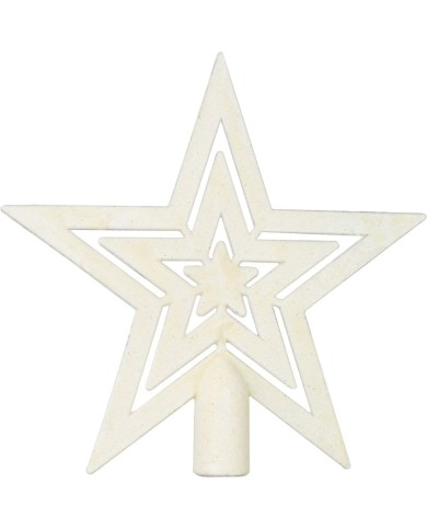 Gule MagicHome Vianoce, sada, 50 ks, 4-5 cm, biele, hviezda, girlanda, šiška, na vianočný stromček