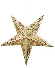 Hviezda MagicHome Vianoce, 10x LED, teplá biela, 3xAA, + diaľkový ovládač, 40 cm