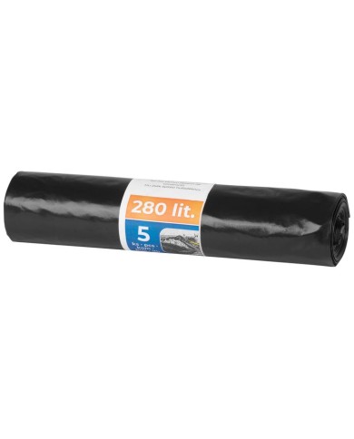 Vrecia Strend Pro, 280 lit., na stavebný odpad, čierne, bal. 5 ks, extra strong
