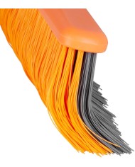 Metla Strend Pro, 400 mm, zahnuté štetiny, s teleskop. násadou