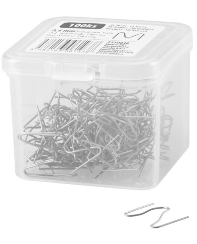 Spona Strend Pro, pre pištoľ na zváranie plastov, vonkajší uhol, 0,6 mm, bal. 100 ks