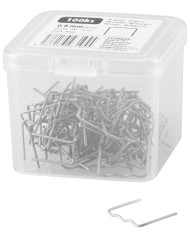 Spona Strend Pro, pre pištoľ na zváranie plastov, plochá vlna, 0,8 mm, bal. 100 ks