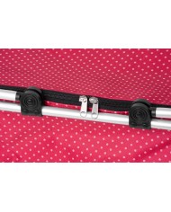 Košík Jela, nákupný, červený, skladací, max. 5 kg, 47x28x25 cm