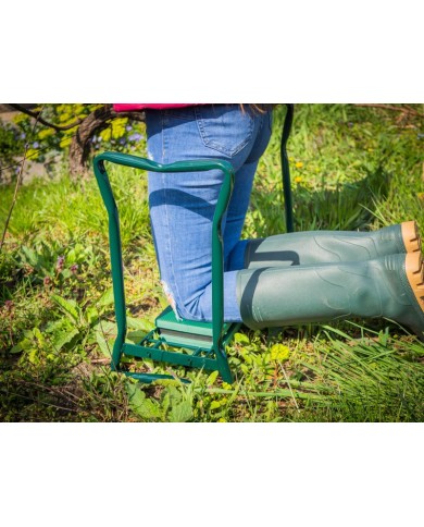 Stolička Strend Pro GC4202, záhradná, skladacia, kľakadlo, 59x28x49 cm, nos. 150 kg