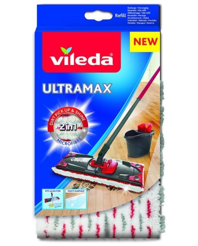 Handra na mop Vileda Ultramax, microfibre, 2v1, náhradná