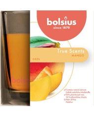 Sviečka Bolsius Jar True Scents 95/95 mm, vonná, mango, v skle