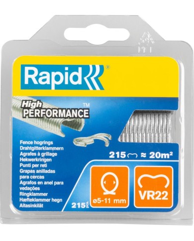 Spony RAPID VR22, Zn, sponky pre viazacie kliešte FP222 a FP20, pre drôt 5-11 mm, bal. 215 ks