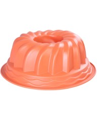 Forma MagicHome, na pečenie, na bábovku, silikón, červená, 23x8,5 cm