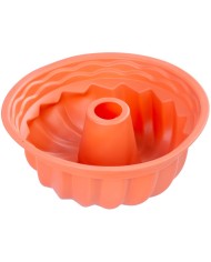 Forma MagicHome, na pečenie, na bábovku, silikón, červená, 23x8,5 cm