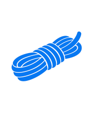 Šnúry, laná a popruhy