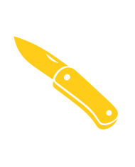 Nože rybárske/hubárske